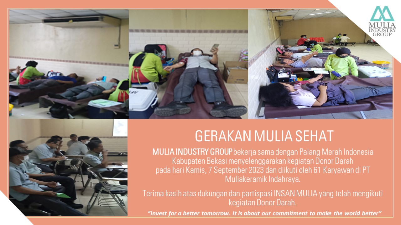 Gerakan Mulia Sehat untuk Donor Darah